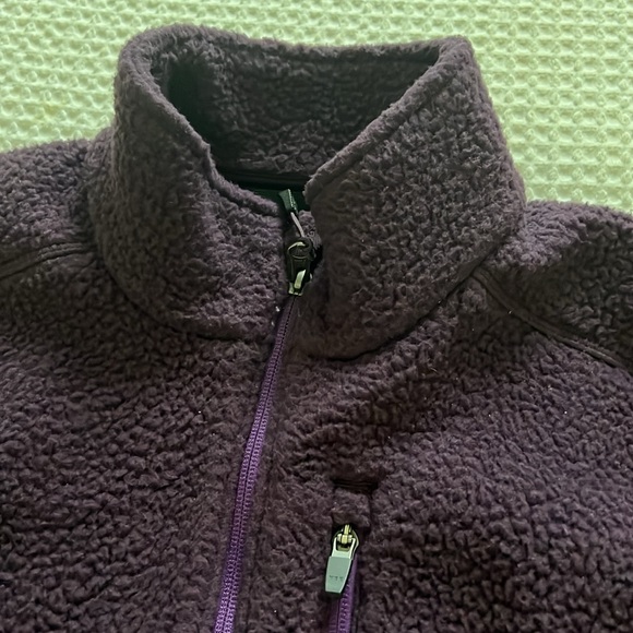 CARHARTT Deep Purple Plum Zip Up JACKET Coat Fleece MEDIUM - Picture 2 of 6